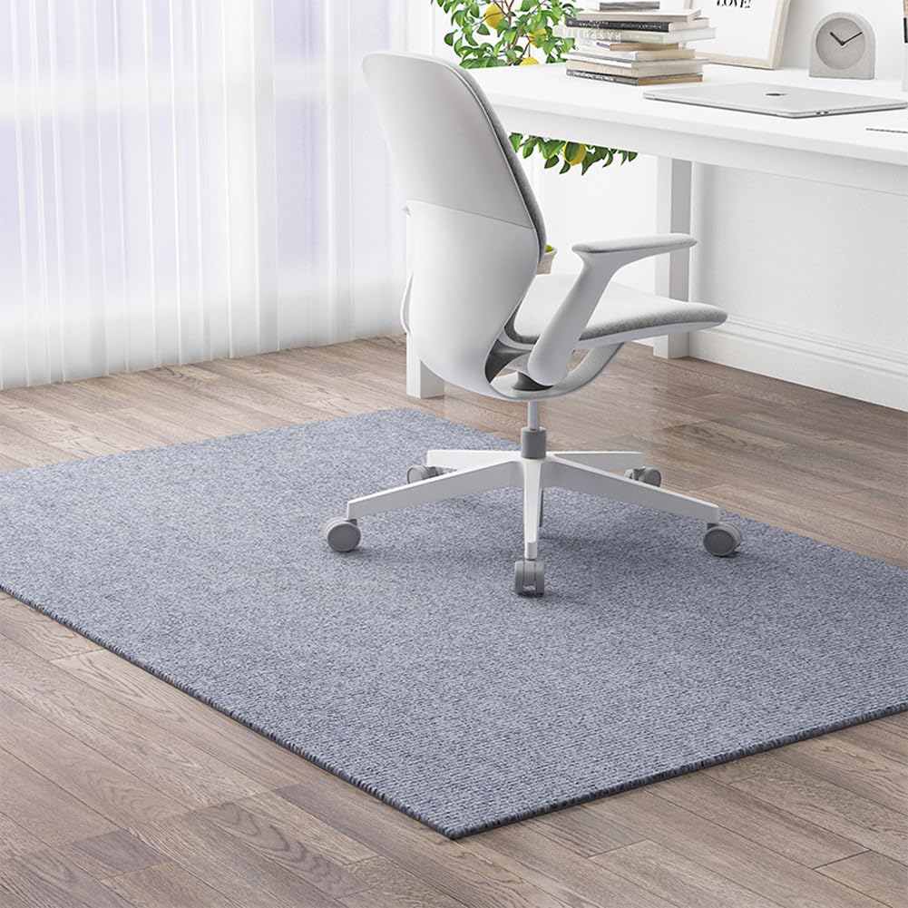 Bürostuhlmatte, rutschfester Schutz für Teppich- und Hartholzböden, 6 mm dicke Matte für Rollstühle, ideal für Zuhause und Büro Küche, Haushalt & Wohnen