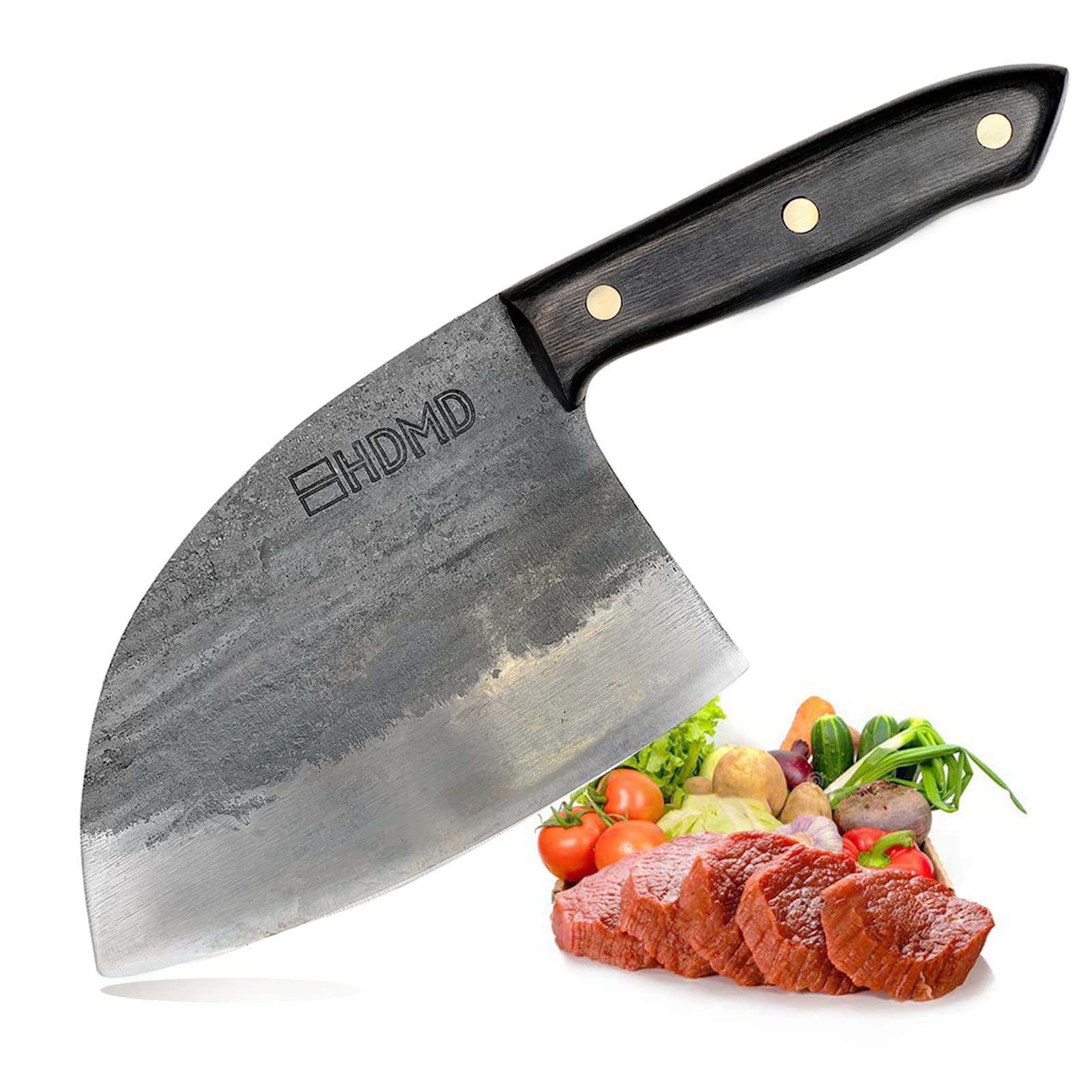 Buy Serbian Chefs Carbon Steel Butcher For Meat Cutting,HDMDFull Tang