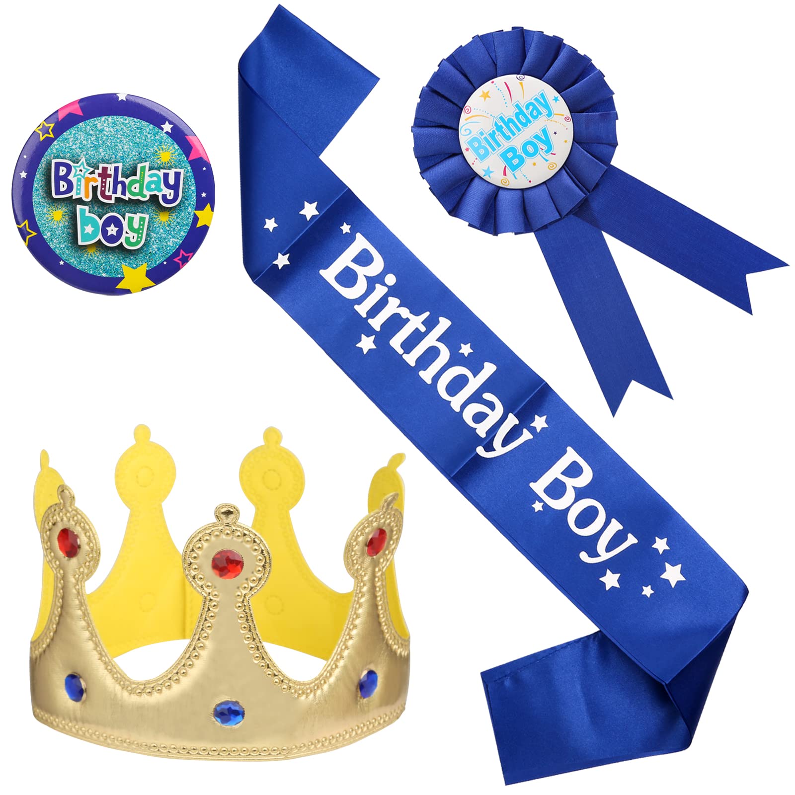 Birthday Boy Ribbon Buy AMFIN Happy Birthday Ribbon Badge Dotted