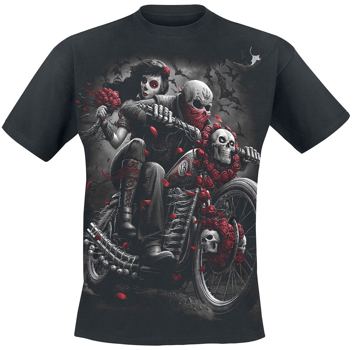 Spiral - Dotd Bikers - T-Shirt Black - XXL