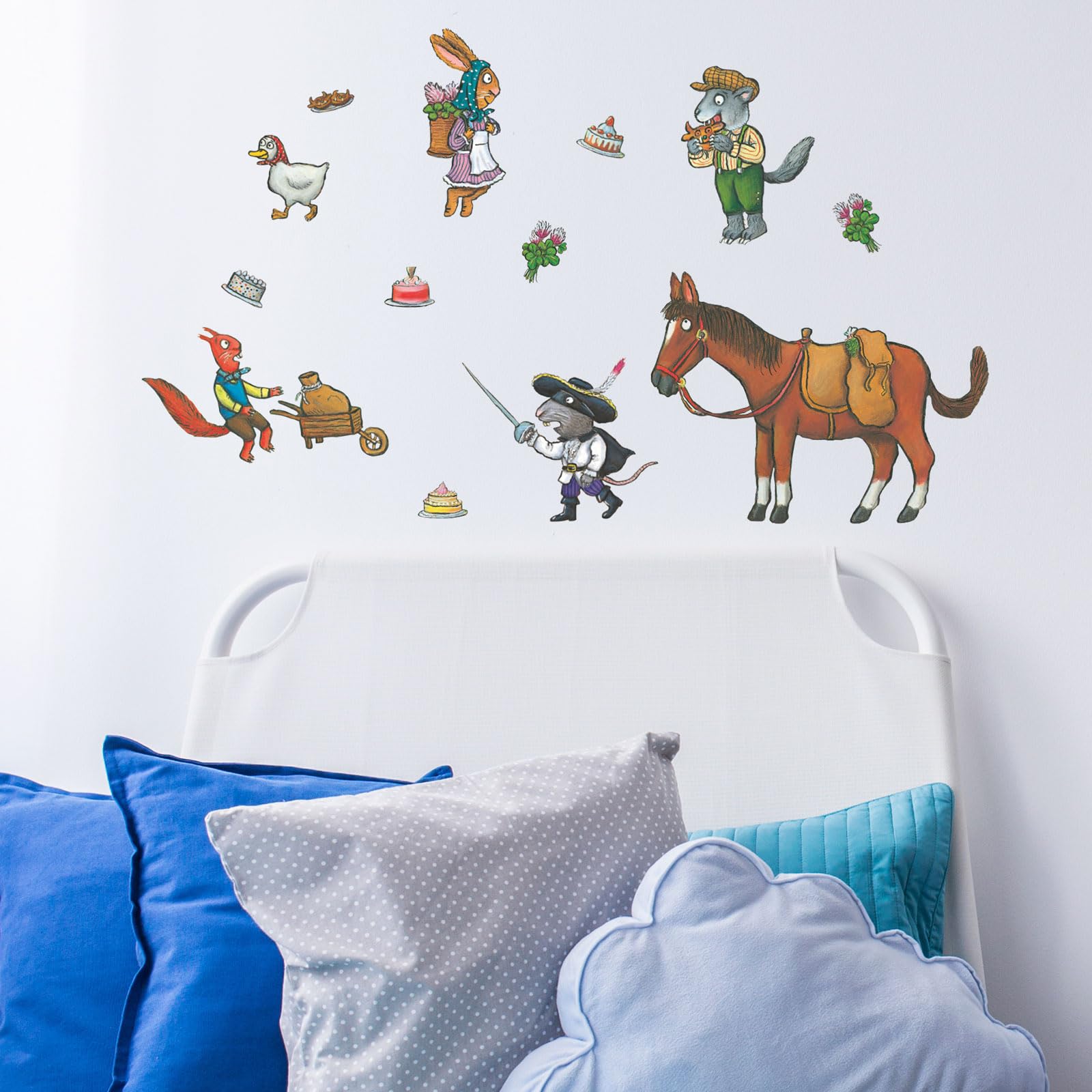 Stickerscape Highway Rat Wall Stickers | Gruffalo And Friends Child's Bedroom Decor | Easy To Apply, Cleanly Removable