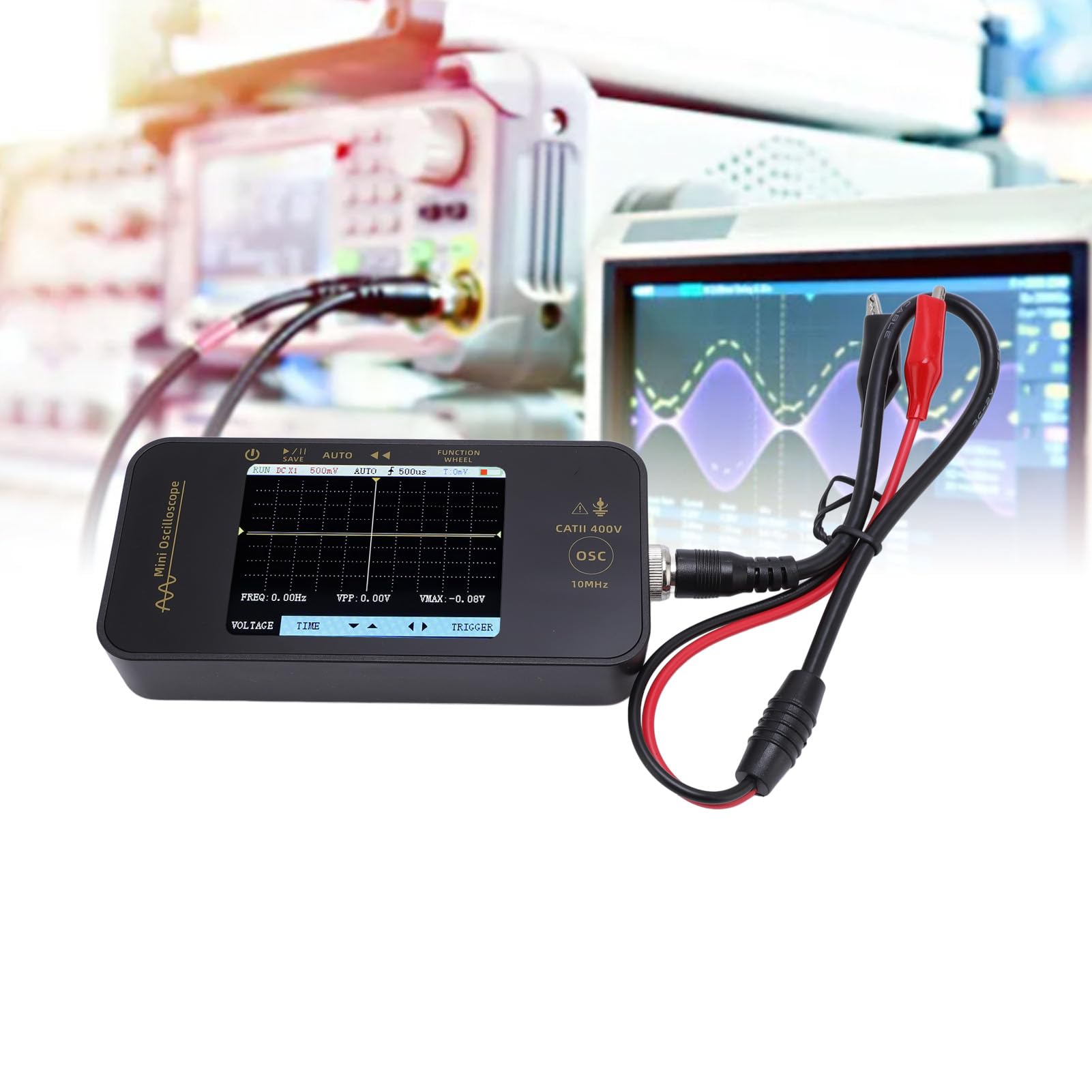Oscilloscopio Digitale Portatile Display a Colori Portatili 10MHz per Professionisti e Hobbisti