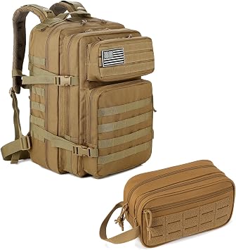 QT&QY 45L Tactical backpack Tactical Toiletry Bag