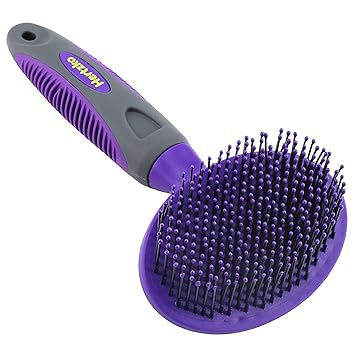 Soft Pet Brush by Hertzko - For Dogs and Cats with Long or Short Hair - Great for Detangling and Removing Loose Undercoat or Shed Fur - Ideal for Everyday Brushing & for Sensitive Skin