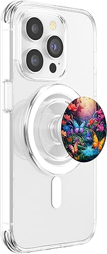 Miniatura 9 de Mariposas de colores en bosque mariposa PopSockets estándar PopGrip