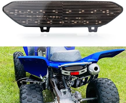 LED Smoked Black Tail Light Brake Taillight for Yamaha Raptor 700R 700 2006-2018 YFZ450R YFZ450X YFZ 450R 450X 450 R X 2009-2018700-Smoke