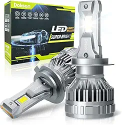 Kit Ultra Lâmpada LED Daskan Farol H7 H11 HB3/9005 HB4/9006 36000LM 6500K Branco Frio, 2 Lâmpadas 100W Super Brilho, IP68, 12-24V (HB3)