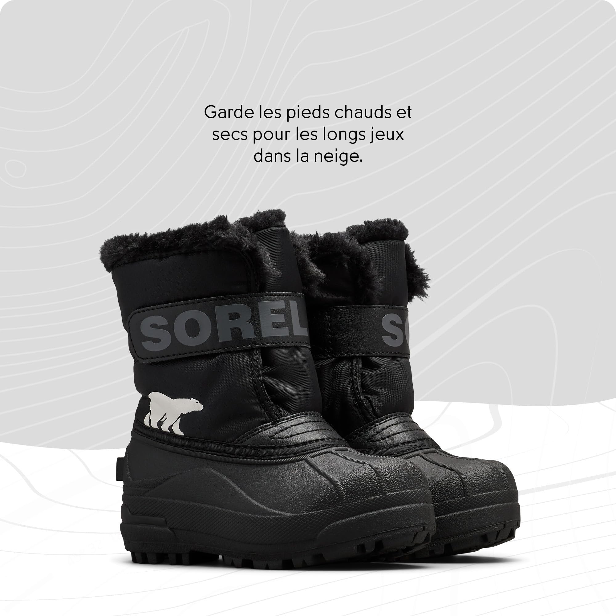 Sorel Snow Commander, Bottes mixte enfant