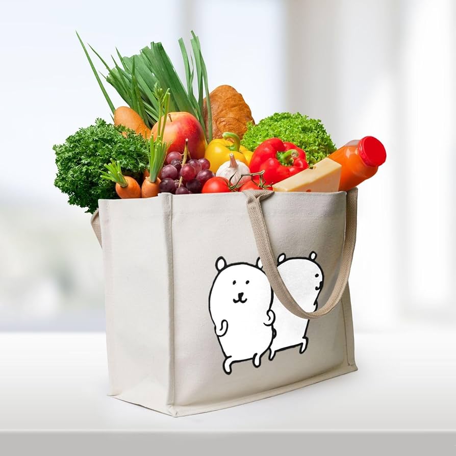 バッグ KUMA Amazon.co.jp: 自分ツッコミくま バッグ トートバッグ 大きめ