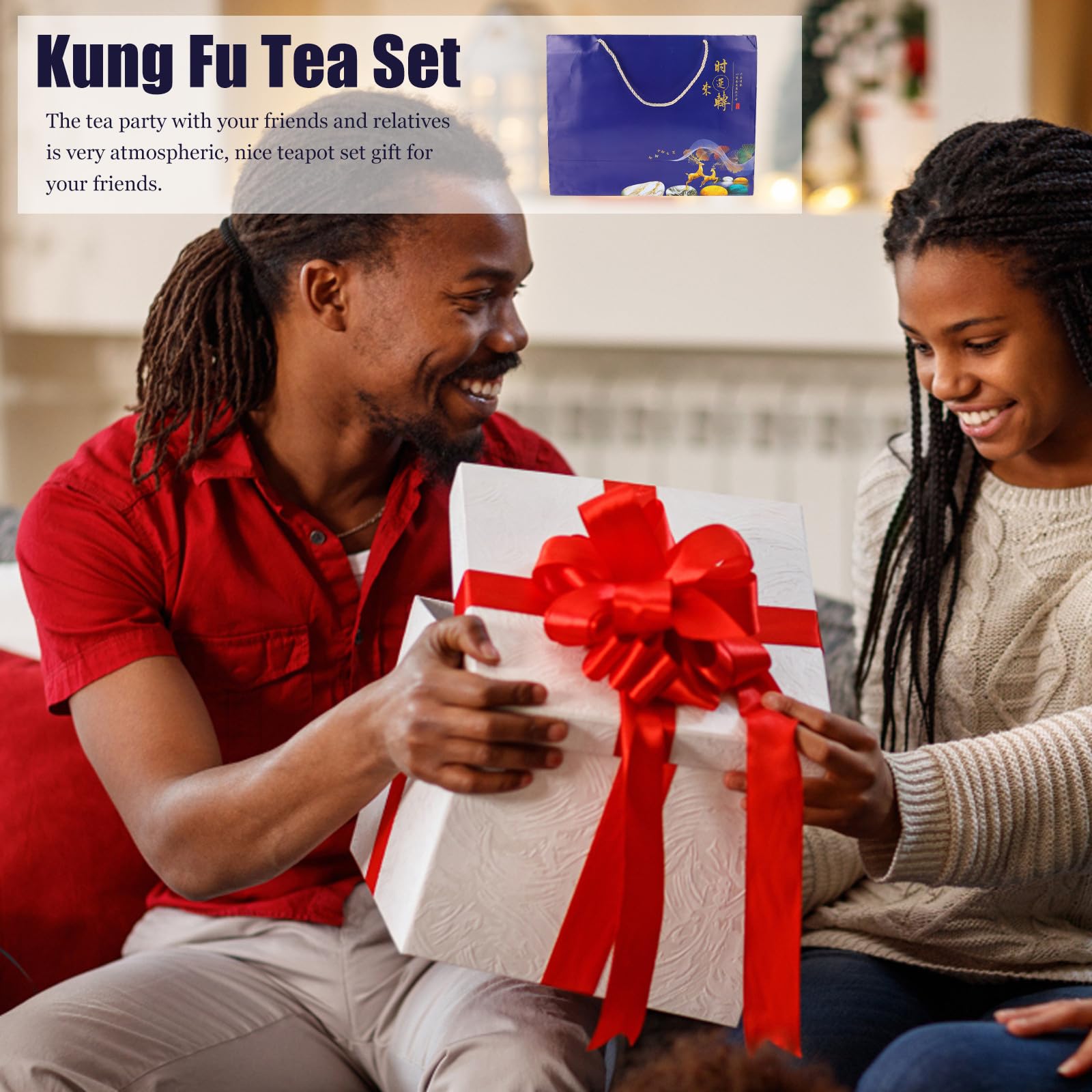 GANAZONO Kreatives Chinesisches Kung Fu Teeservice Retro Teekannen Satz