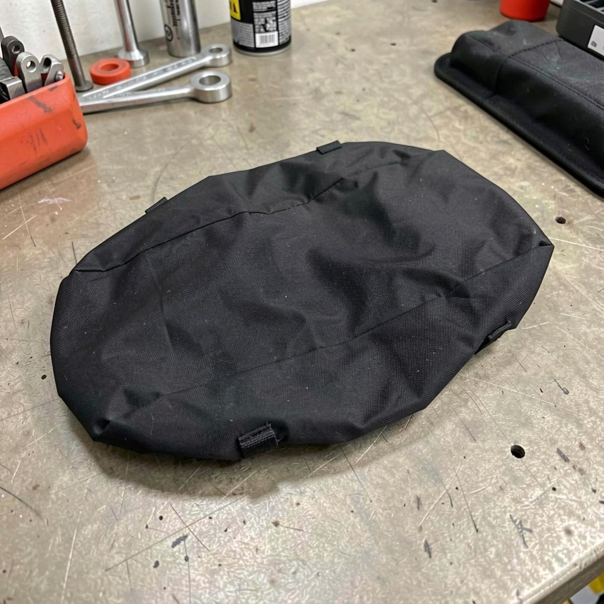 2pcs Small Waterproof Winch Cover for Vehicle, Oxford Fabric Black