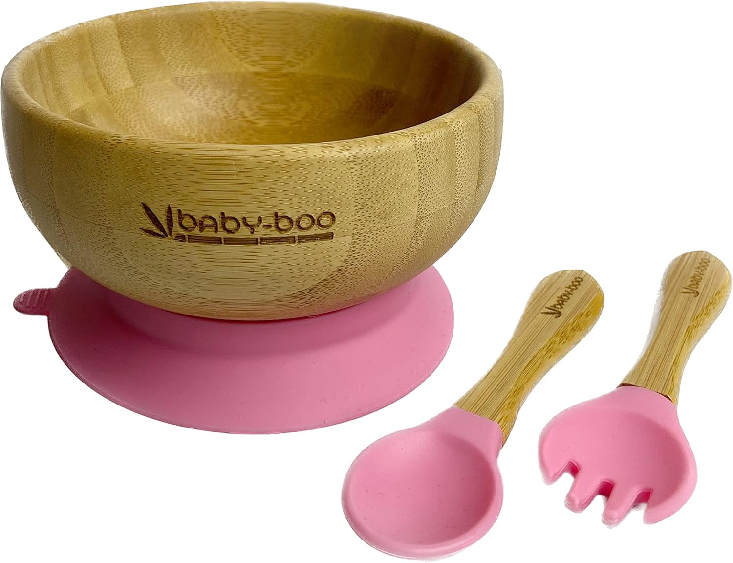 Set Pappa per Bambino, 9 Pezzi Senza BPA Set Pappa Antiscivolo, Silicone Set Pappa Svezzamento