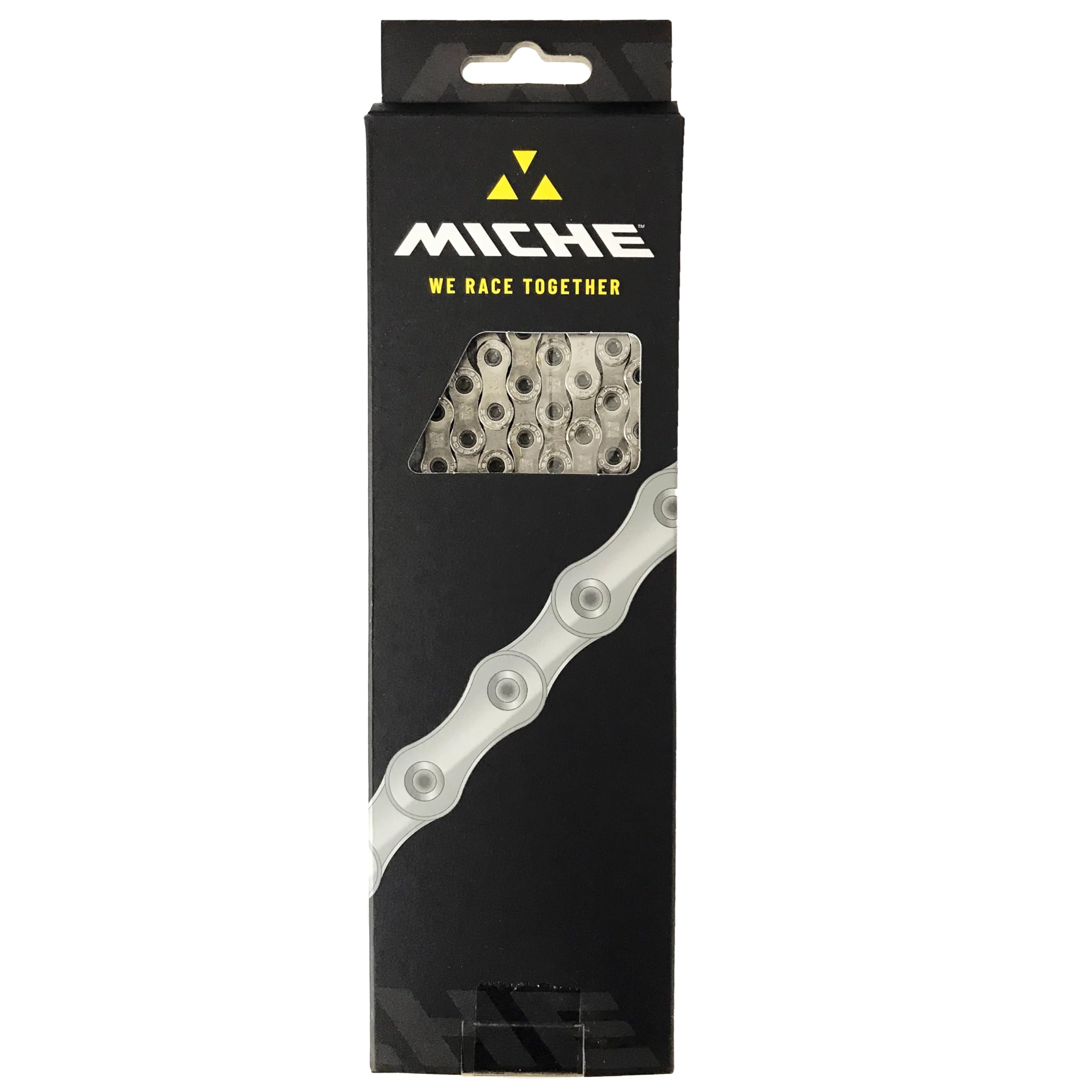 MICHE Cadena compatible con SH de 12 velocidades, plata, eslabones 126