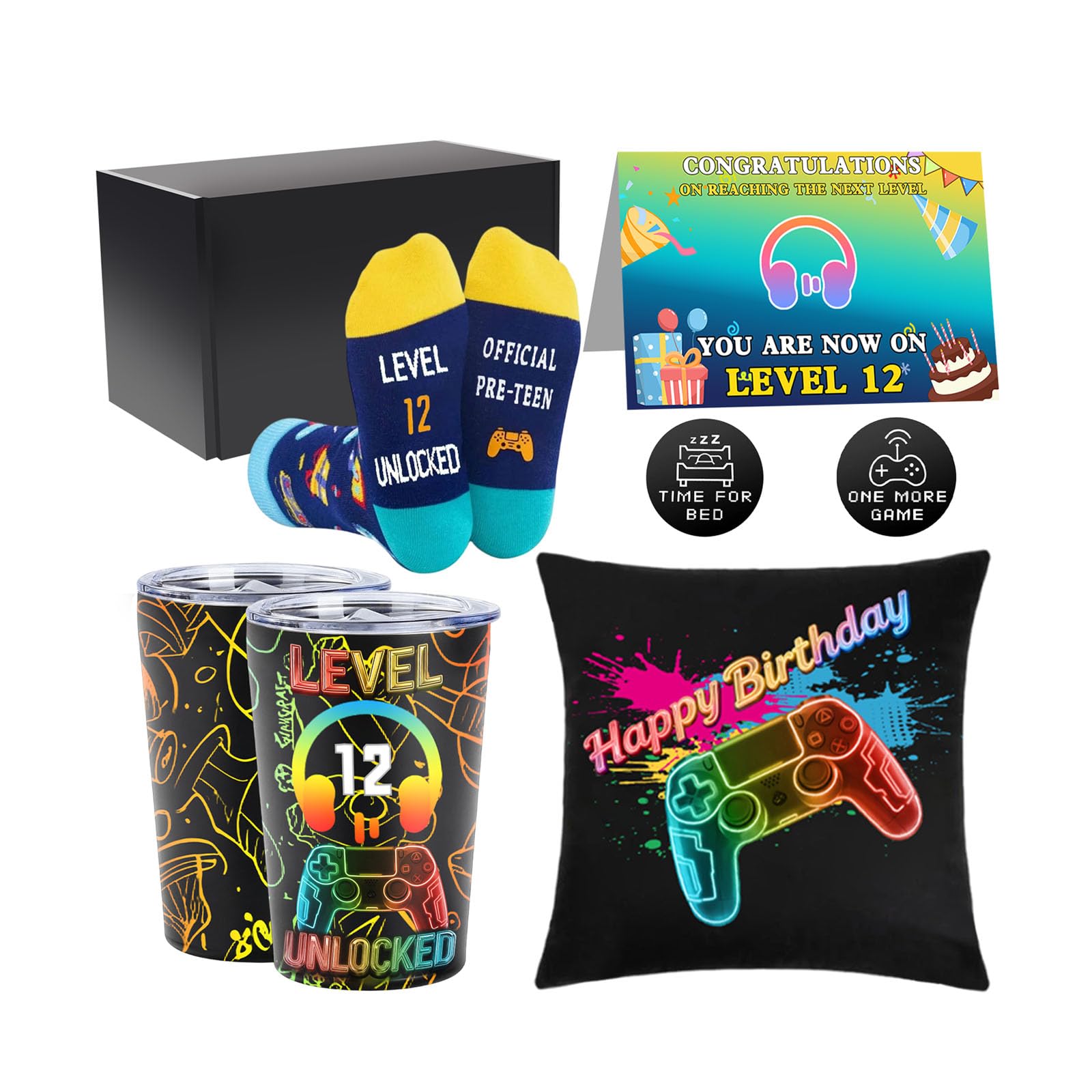 Nhcuijun 12 Year Old boy Birthday Gifts，Creative Gift Basket Designed Specifically for Teen Boys, as a Birthday Present for Your Son, Nephew, Grandson, and Friends