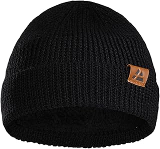DANISH ENDURANCE Merino Hat with Fleece, Soft Wool Hat, Stretchy & Comfortable, Unisex, Beanie for Men and Women