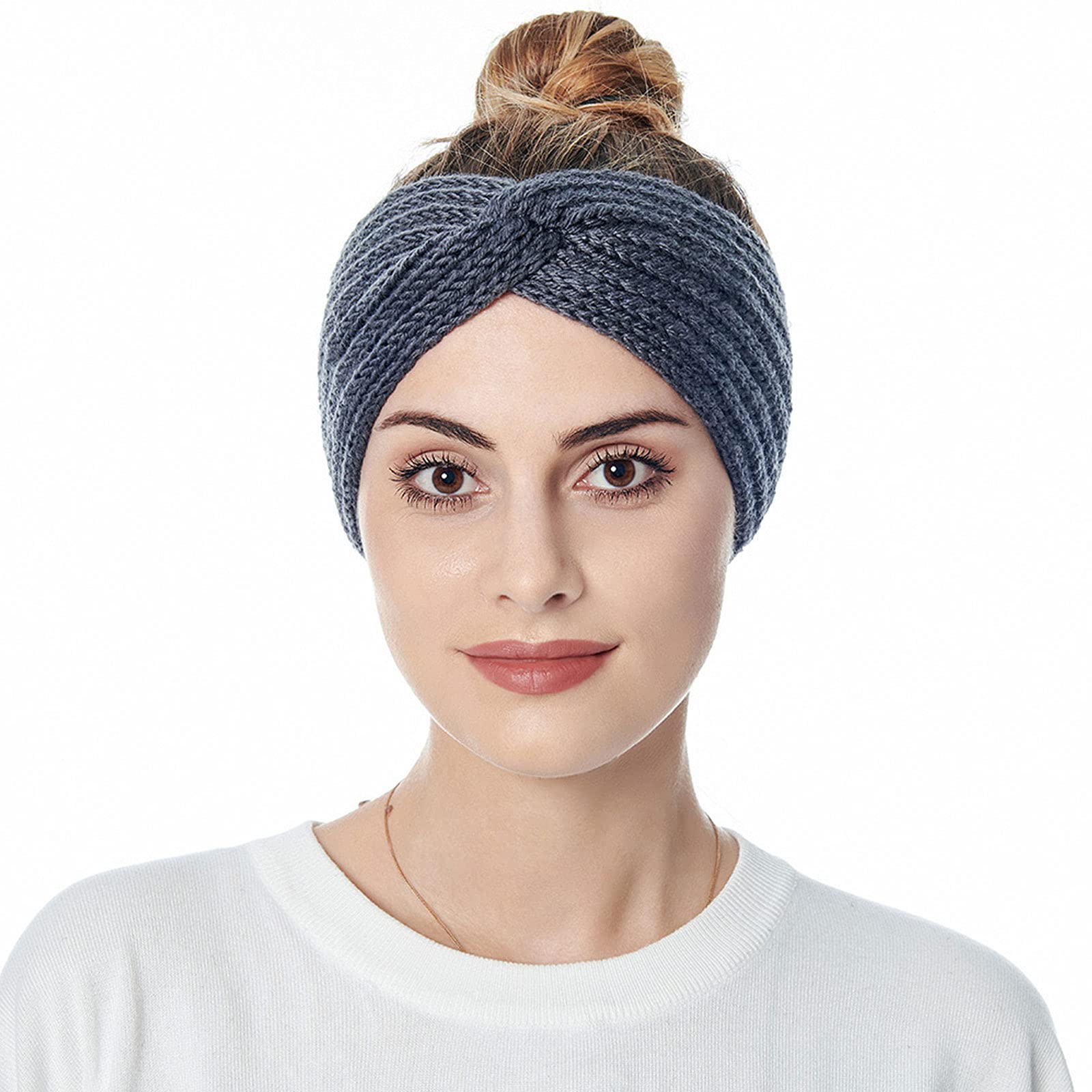 15 Pieces Warm Winter Headband for Women Soft Knit Hair Wrap  display picture 2