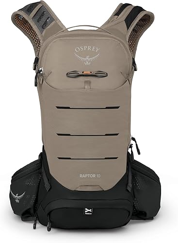 Miniatura 6 de Osprey Raptor 10L Mochila de ciclismo de montaña para hombre con depósito hidráulico, gris frontón