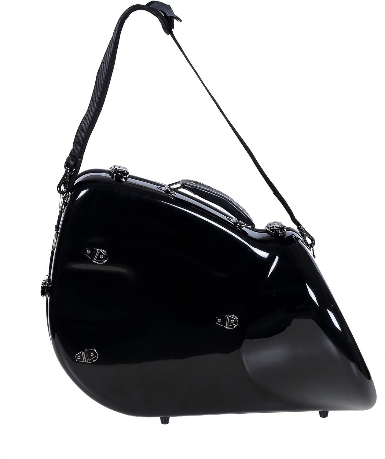Crossrock Fiberglass Hardshell Case for French Horn Bell Undetachable with Straps-Black(CRF1020FHUBK) : Musical Instruments