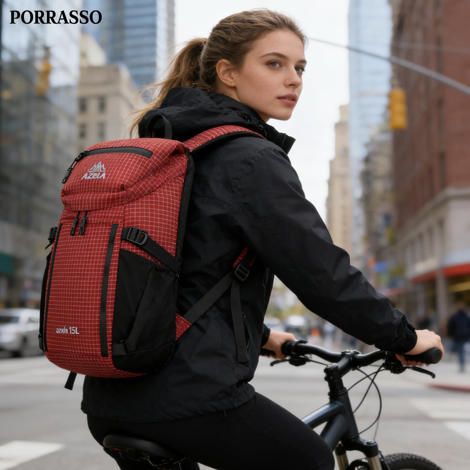 Sac à dos de cyclisme imperméable respirant et confortable pour homme et femme pour voyage, randonnée, course à pied