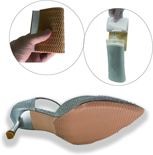Miniatura 10 de Protectores de suela de zapato, almohadillas de agarre antideslizantes para suela de zapato, protector inferior de zapatos para zapatos de tacón