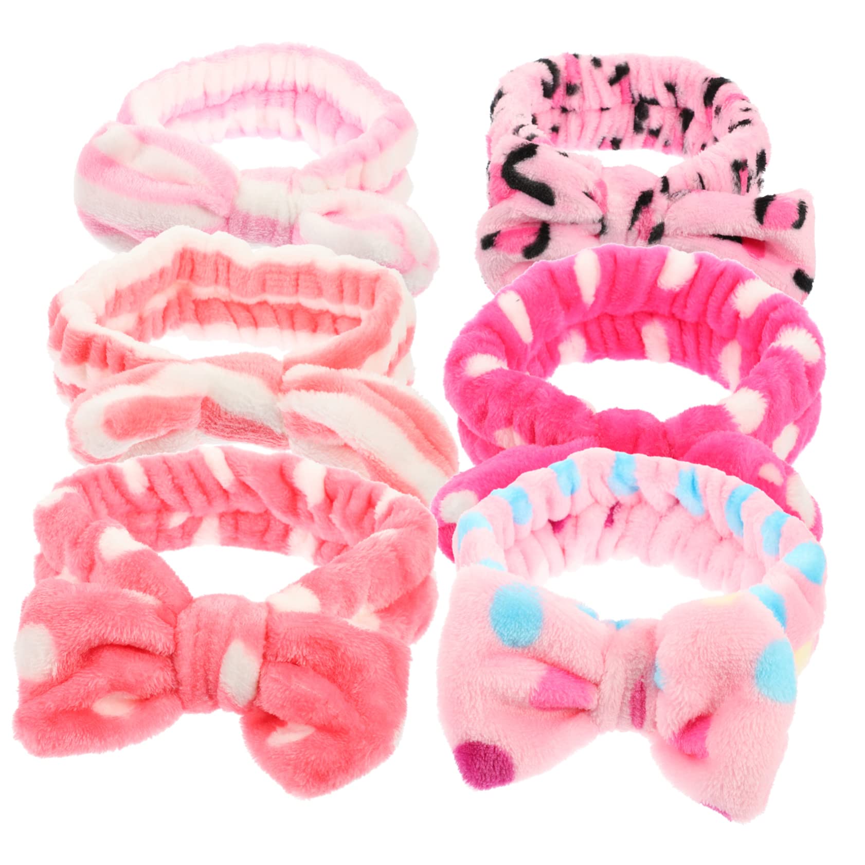 ABOOFAN 18pezzi Fasce Per Fleece Accessori Makeup Regolabili Per Headband Per e Relax