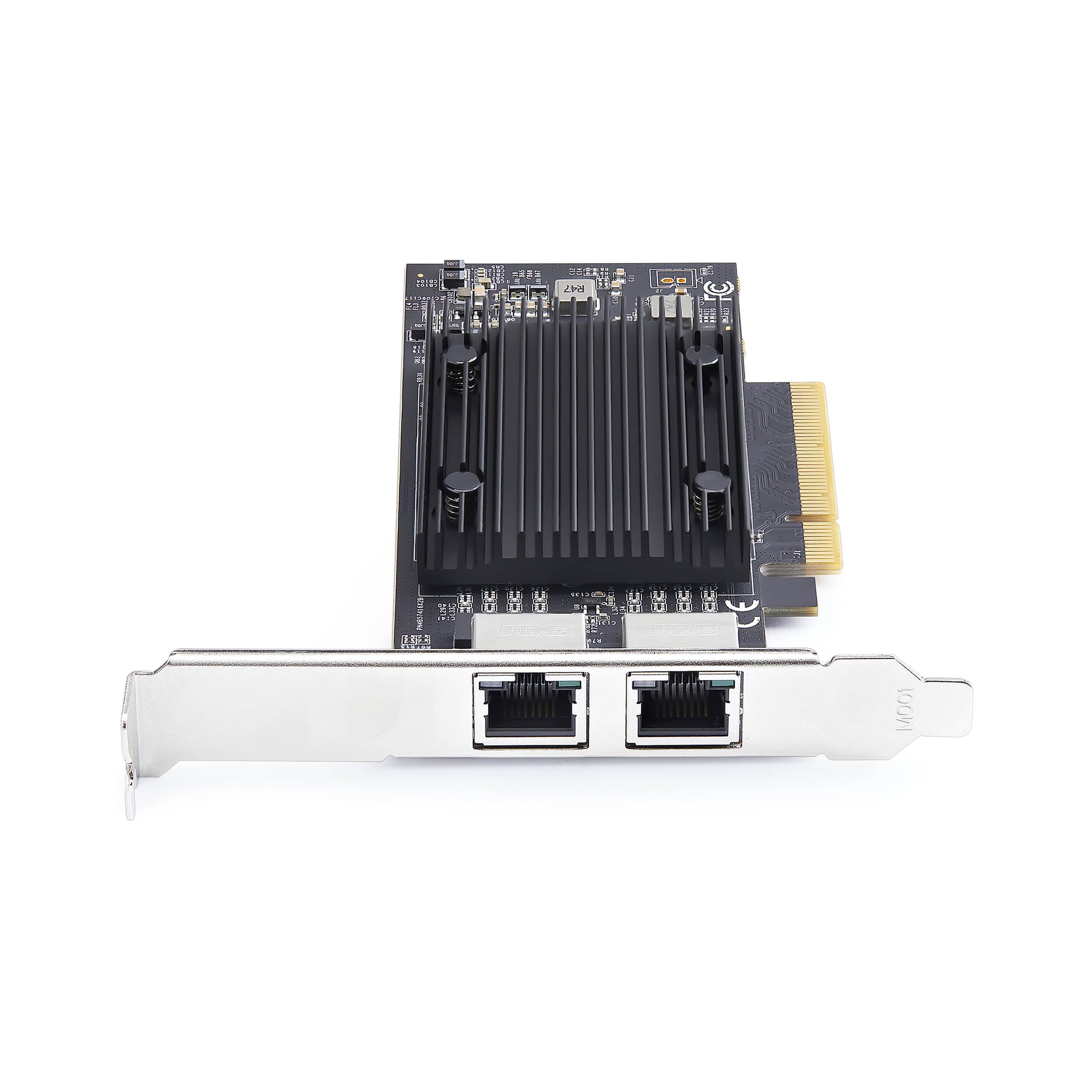 StarTech.com 2-portowy adapter sieciowy PCIe 10Gb Ethernet, 10GbE, chipset BCM57416, Dual RJ45 NIC, Windows & Linux