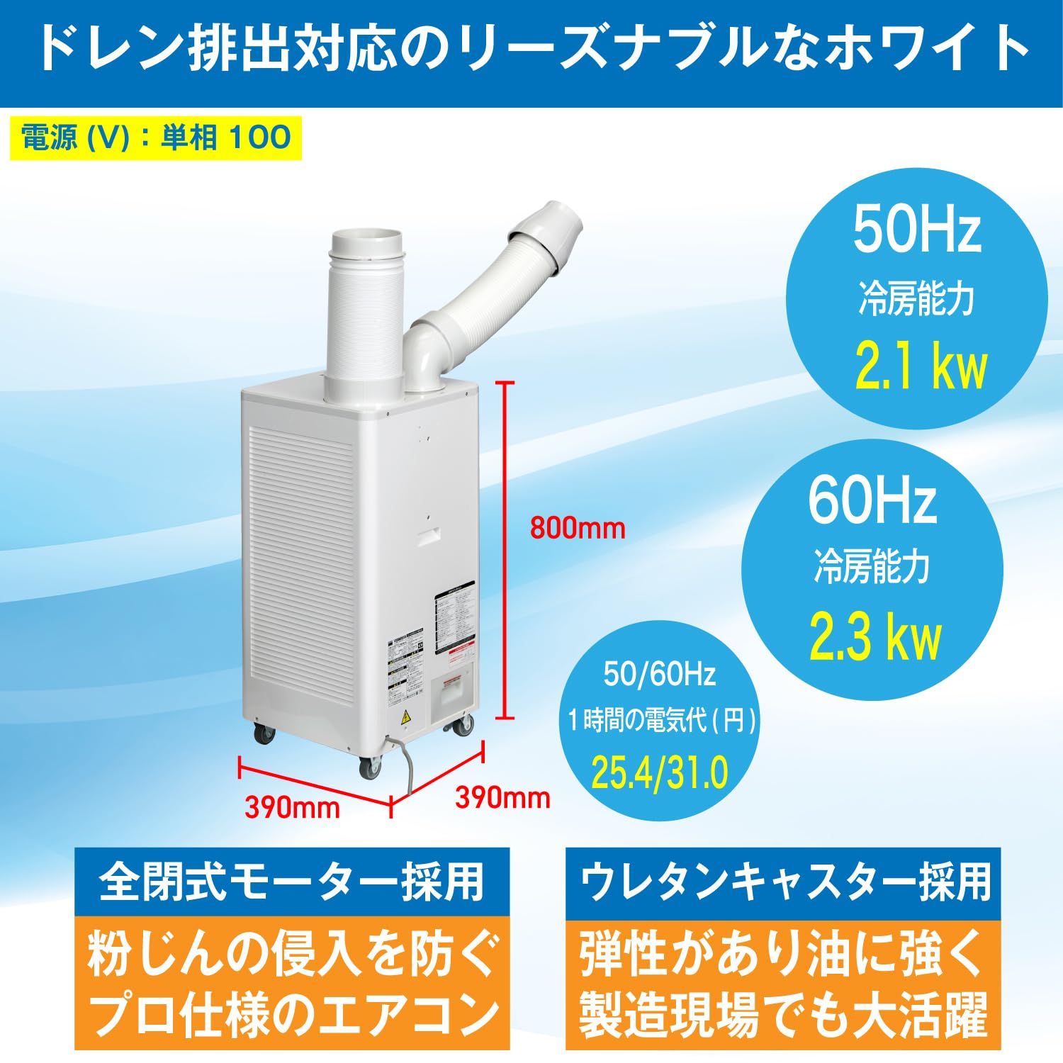 Amazon.co.jp: トラスコ中山(TRUSCO) スポットエアコン スポット