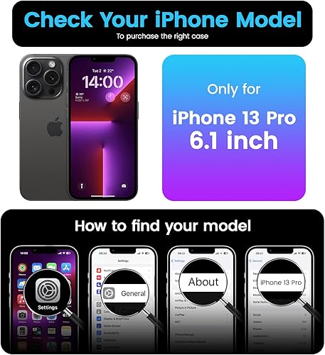 Miniatura 2 de OTOFLY Funda compatible con iPhone 13 Pro, silicona líquida delgada protectora a prueba de golpes con forro de microfibra antiarañazos, 6.1 pulgadas