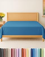 Vista 66 de Sábana encimera de bolsillo profundo, más suave que el algodón egipcio, 1 sábana encimera para colchón tamaño King