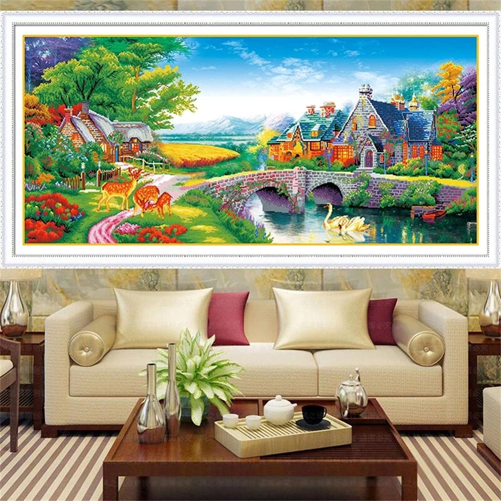 Arbre Peinture Diamant 5D Complet, Diamond Painting Magie Arbre Diamant Peinture Point, Kit De