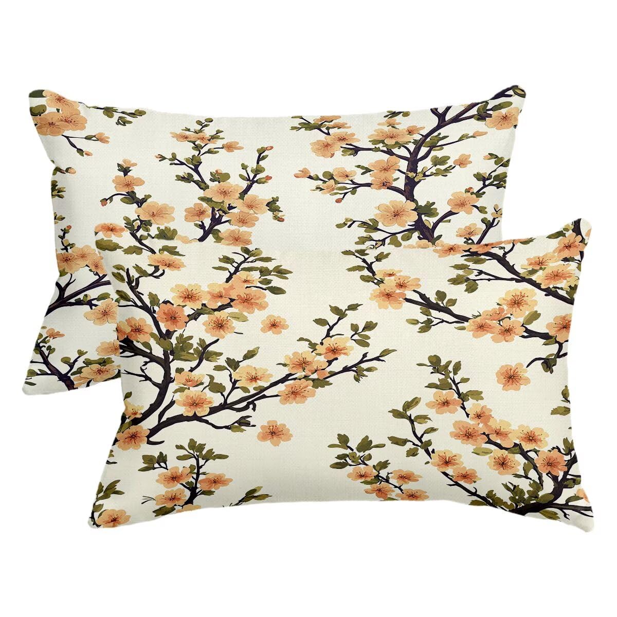 Housse de coussin canape printemps fleurie pour embellir votre terrasse et salon de jardin