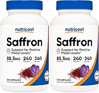 Vista 9 de Nutricost - Extracto de Azafrán 88.5 mg, 240 Cápsulas - Cápsulas vegetarianas, sin OMG, sin gluten