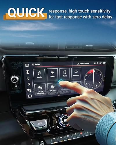 Miniatura 3 de YEE PIN 2022 2023 2024 2025 GMC AT4 Protector de pantalla de 13.4 pulgadas para GMC Sierra 1500 Accesorios 2500HD3500HD Denali AT4 AT4X pantalla