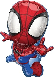 Amscan 29" Spidey & His Amazing Friends Foil Balloon - Marvel Superhero SuperShape for Kids' Parties