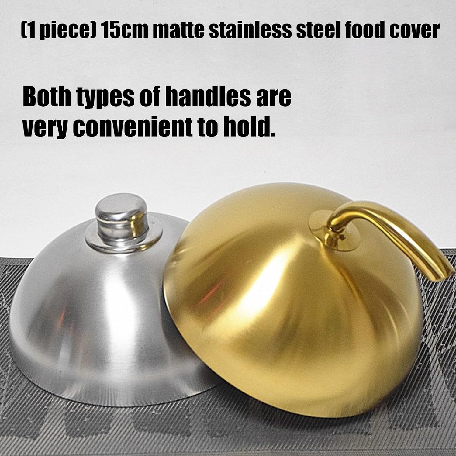 Rustproof 15cm Food Cover Nonrust Steel Meshes with Compact Storage Cooking Food Dome for Bbqs Modern Kitchens Dining Accessory