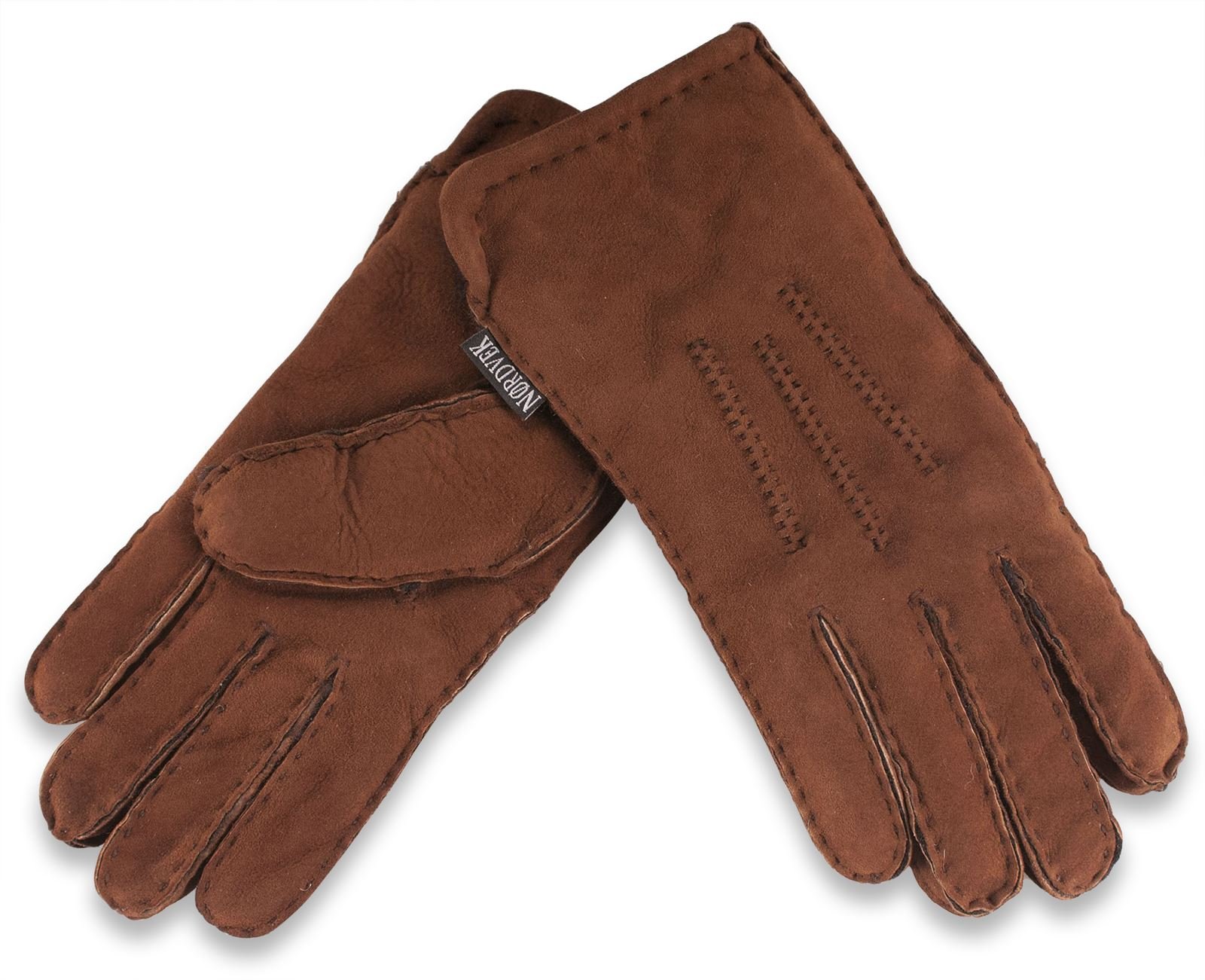 Nordvek Ladies Sheepskin Gloves - Thick & Warm Suede # 305-100