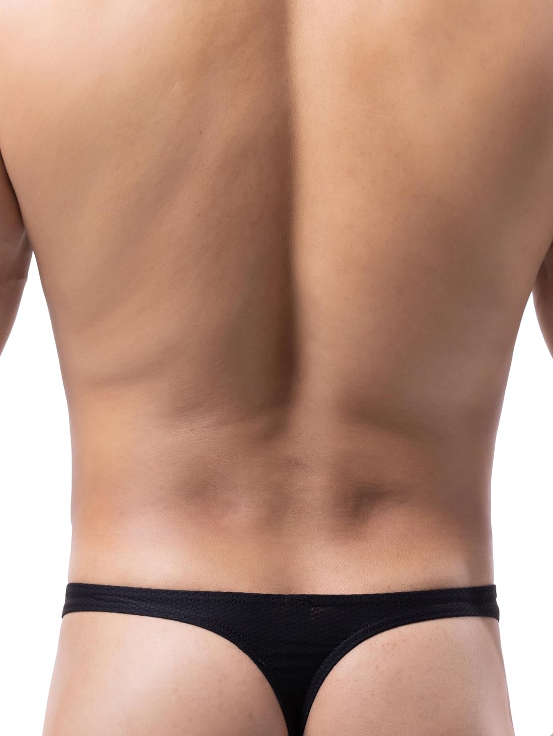 iKingsky Men's Big Pouch Thong Underwear Smooth Low Rise Bulge T-back Panties - Image 4