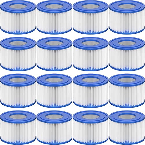 Vickmons Cartucho de filtro para bañera de hidromasaje tipo VI compatible con bomba de piscina Lay-Z-Spa, Coleman SaluSpa 90352E, 58323E, 58323
