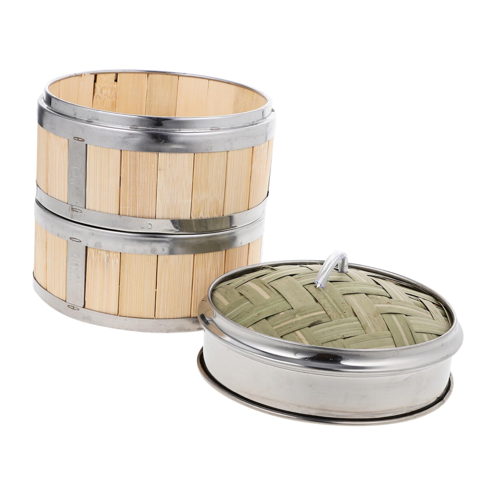 BRIGHTFUFU1 Set Long Bao Steamer Vegetables Steamer Basket Bun Steamer Meat Steamer Asian Steamer Basket Asian Cooking Steamer Chinese Food Steamer Veggie Steamer Stainless Steel