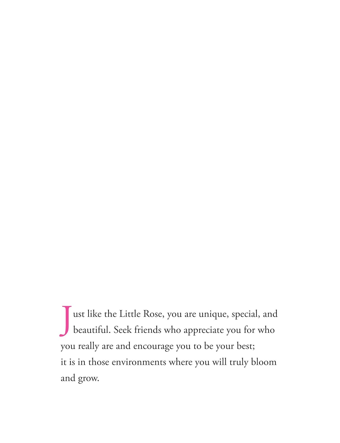 The Little Rose (Anti-Bullying Storybook about Inner Beauty and Overcoming Adversity)