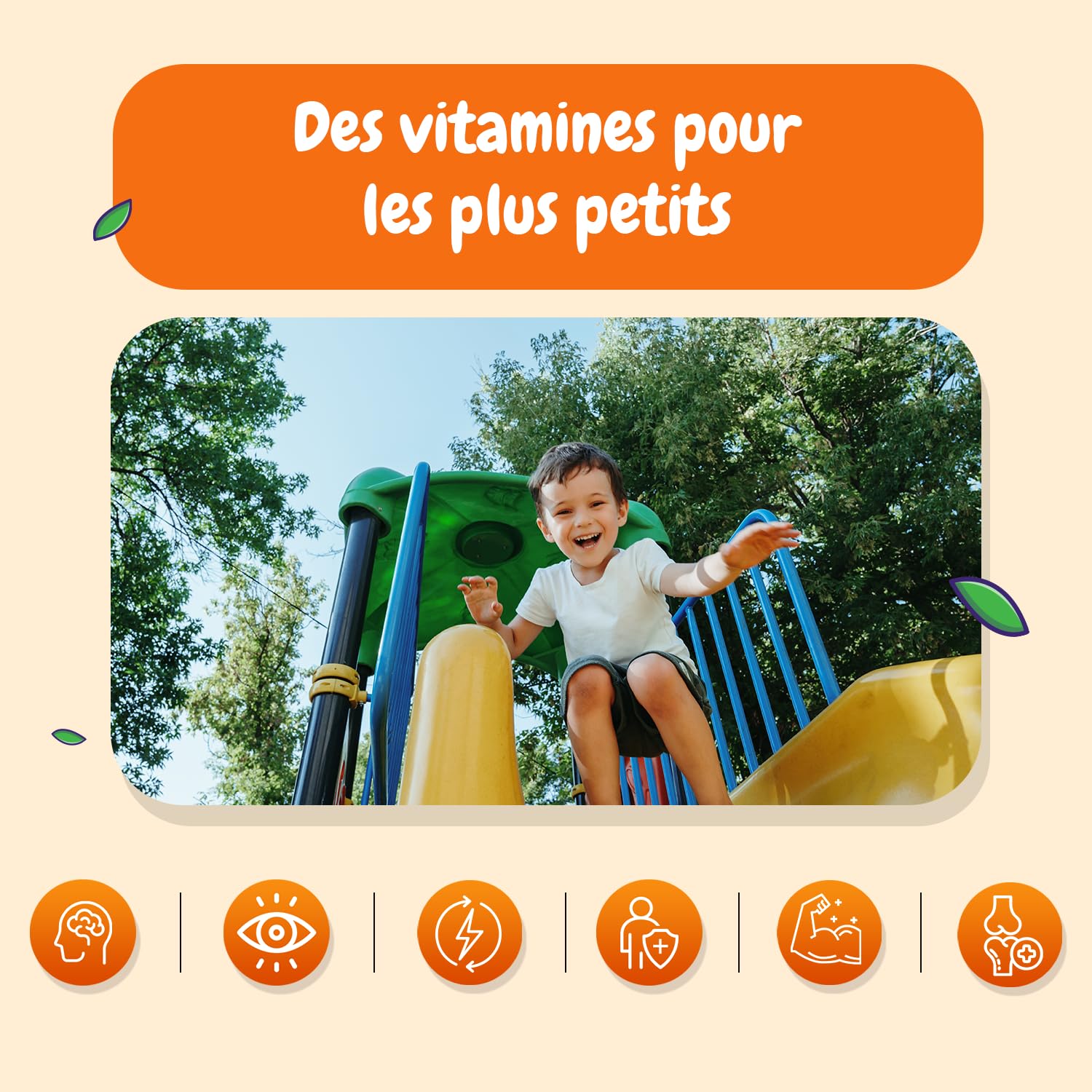Multivitamines et Minéraux avec Oméga 3 6 9-120 Gummies Enfants Vegan - 17 Vitamines & Minéraux C, D, B12, B6, A et Zinc - Multivitamines Enfants dès 3 Ans Goût Framboise & Orange Faibles en Sucre