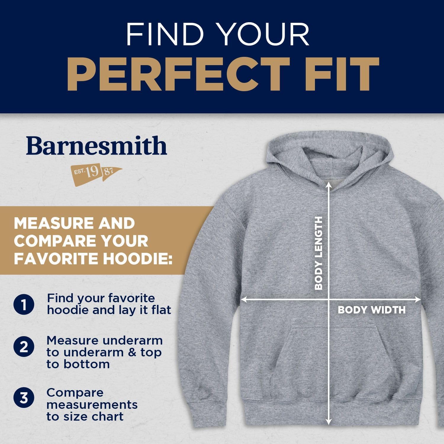 Barnesmith NCAA Unisex Youth Hooded Sweatshirt, Vintage Logo, Color - Image 5