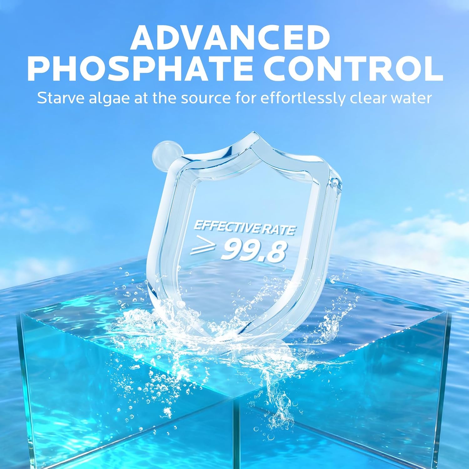 Pool Clarifier for Above Ground & Inground Pools: Fast-Acting Swimming Pool Water Clarifier - Clears Cloudy Pool Water, Keeps Water Crystal Clear - Image 5