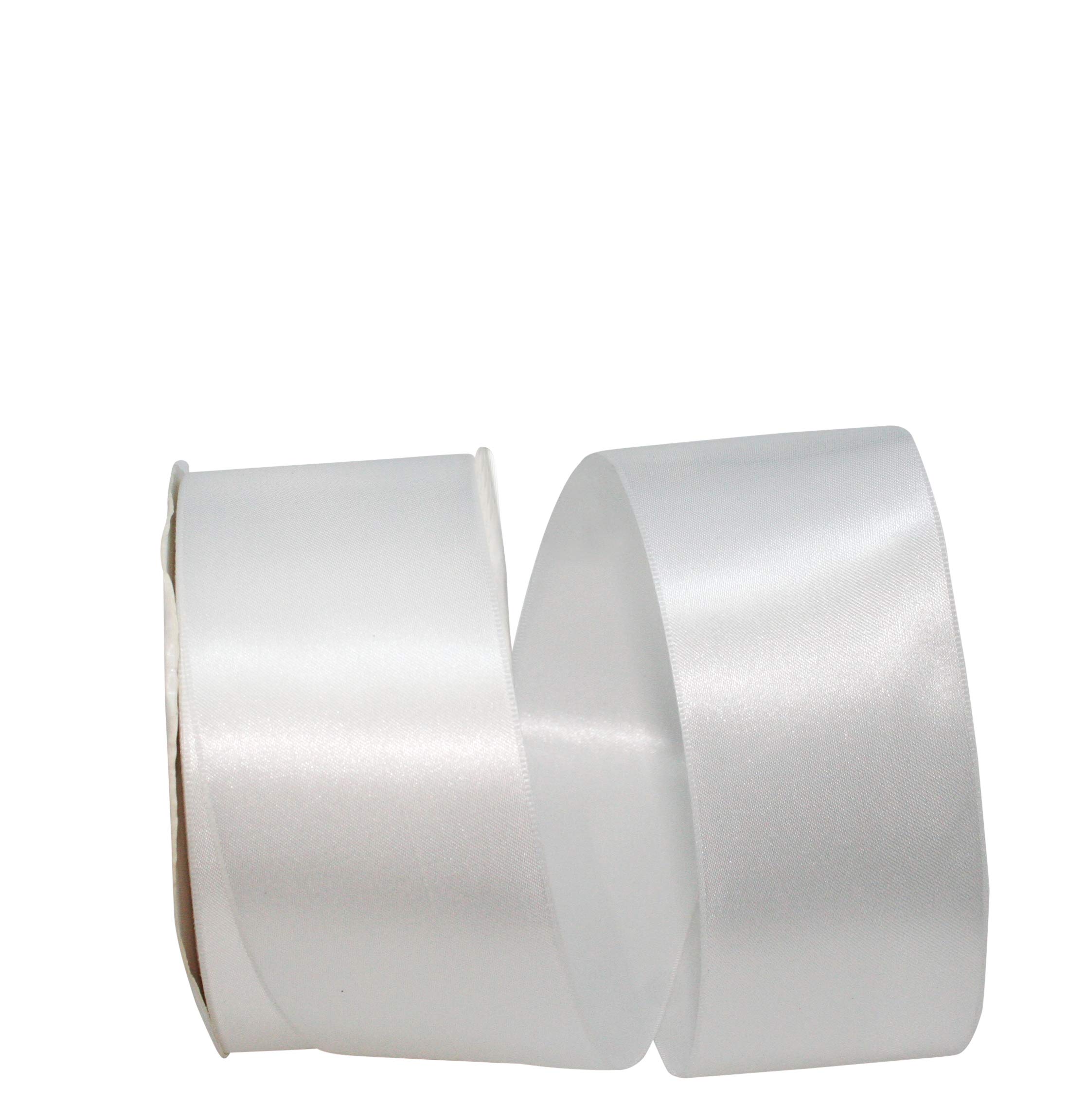 Ruban Reliant 2-1/4 Inch emballage cadeau ruban blanc pour paquets élégants