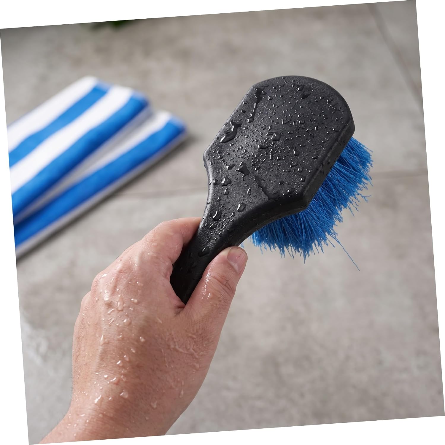 SEWACC 2pcs Bird Bath Cleaning Brush with Curved Ergonomic Handle, 21cm image 5