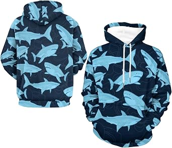 Men's Sweatshirts, Strawberry Hoodie, Long Sleeve Hoody Casual Tops with Pockets
