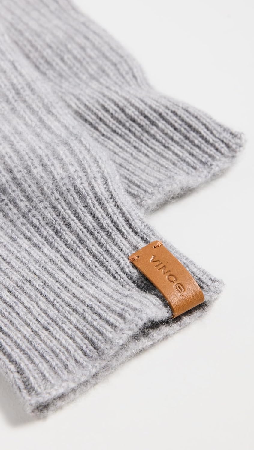 Vince Women's Boiled Cashmere Fingerless Rib Knit Glove - Image 3