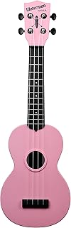 KALA Waterman KA-SWB-PK - Soft Pink Matte Soprano Ukulele, with Tote Bag