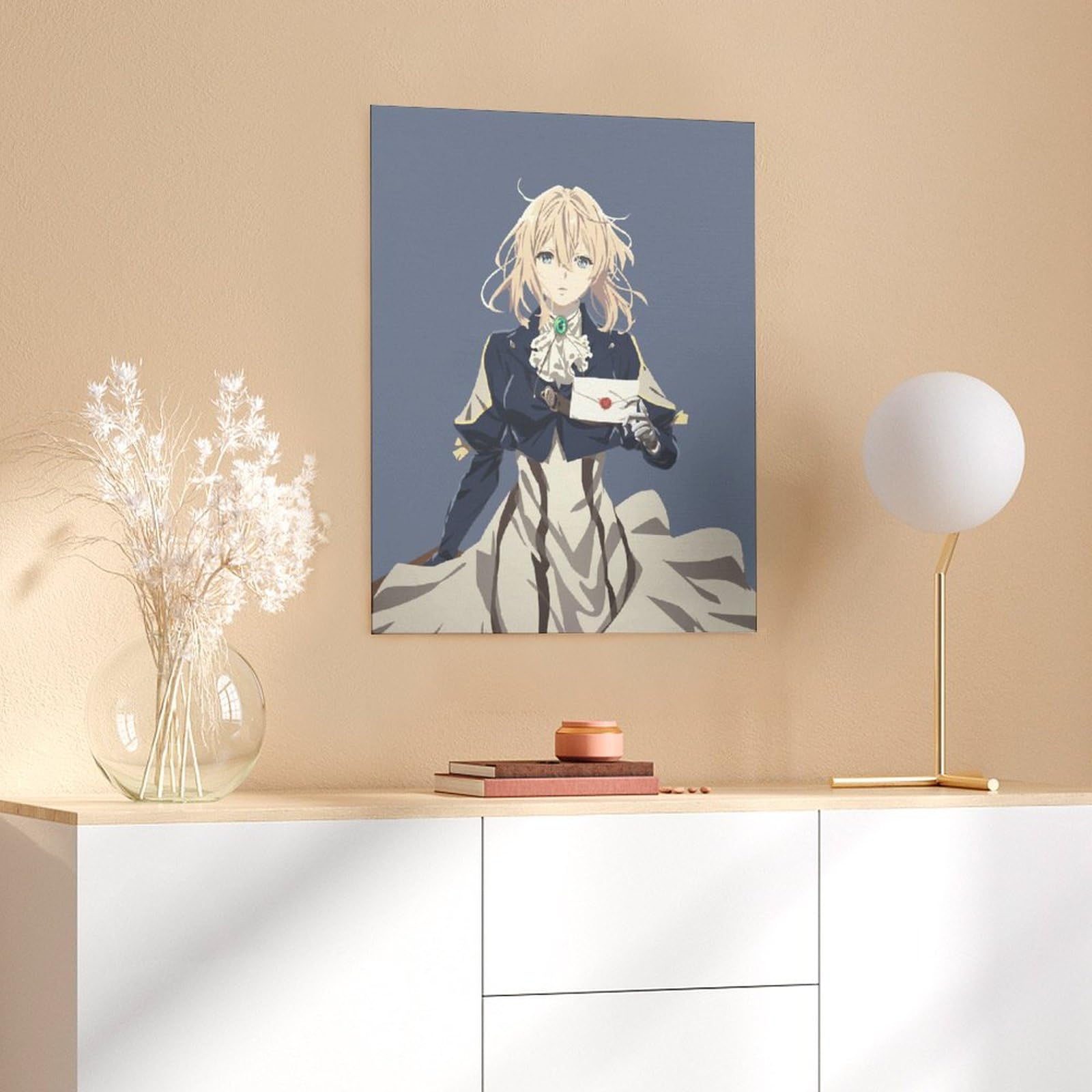 Amazon.co.jp: ヴァイオレットエヴァーガーデン イラスト 掛け絵