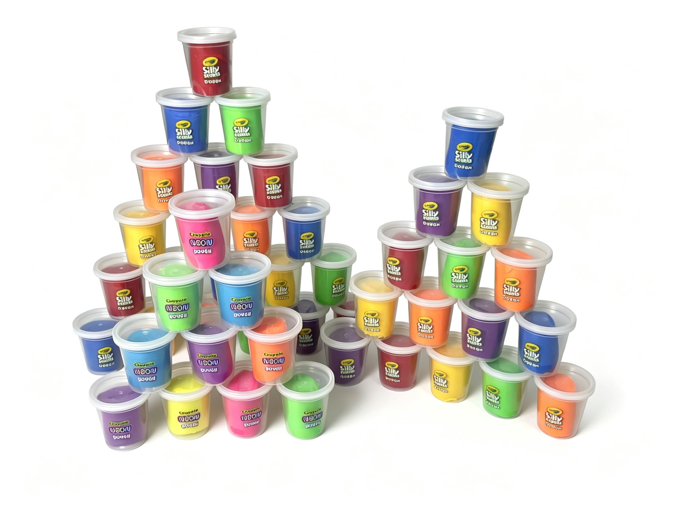 Crayola Silly Scents Dough 48-Pack - Party Favors & Kids Toys, Non-Toxic Crayola Dough Se…